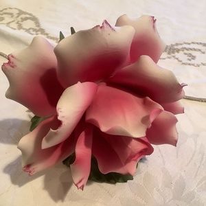 Beautiful vintage porcelain rose